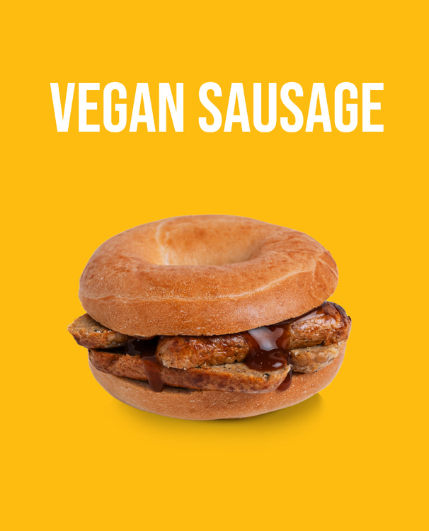 Vegan Sausage Bagel