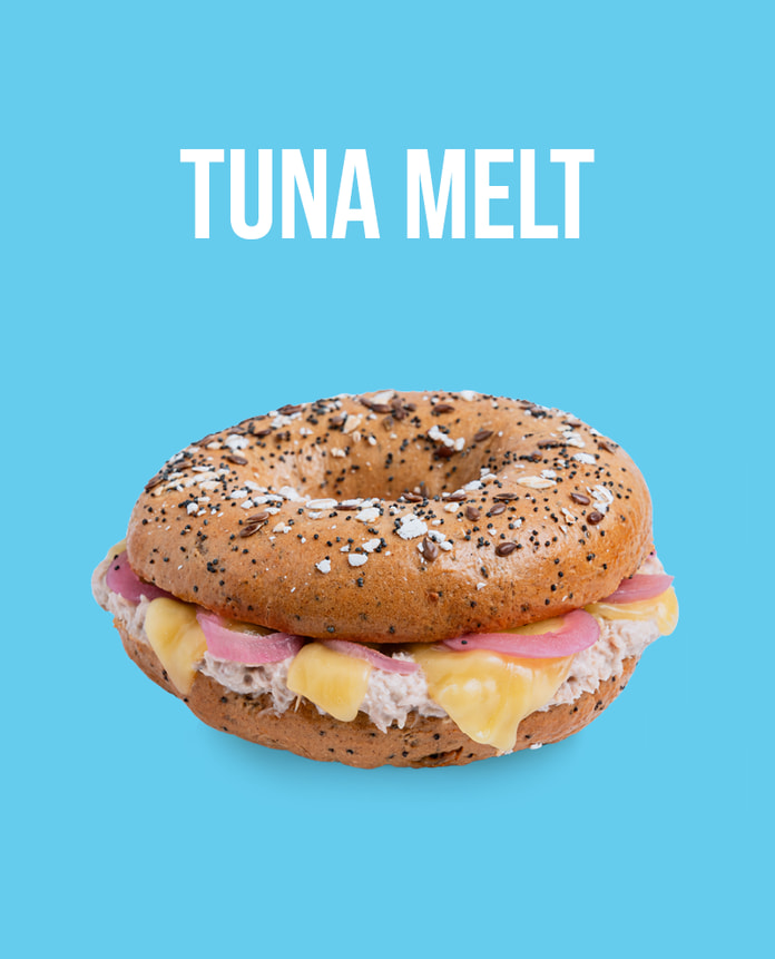 TUNA MELT BAGEL